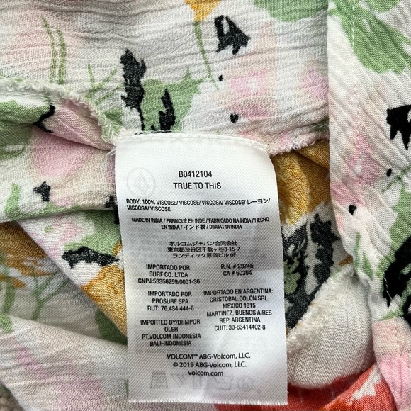 Volcom “That’s My Hype” floral top - Picture 7 of 8